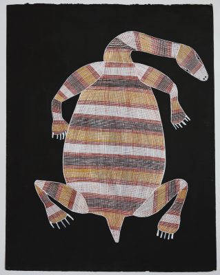 Ngalmangiyi (Long-neck Turtle) - Painting - Paul  Nabulumo