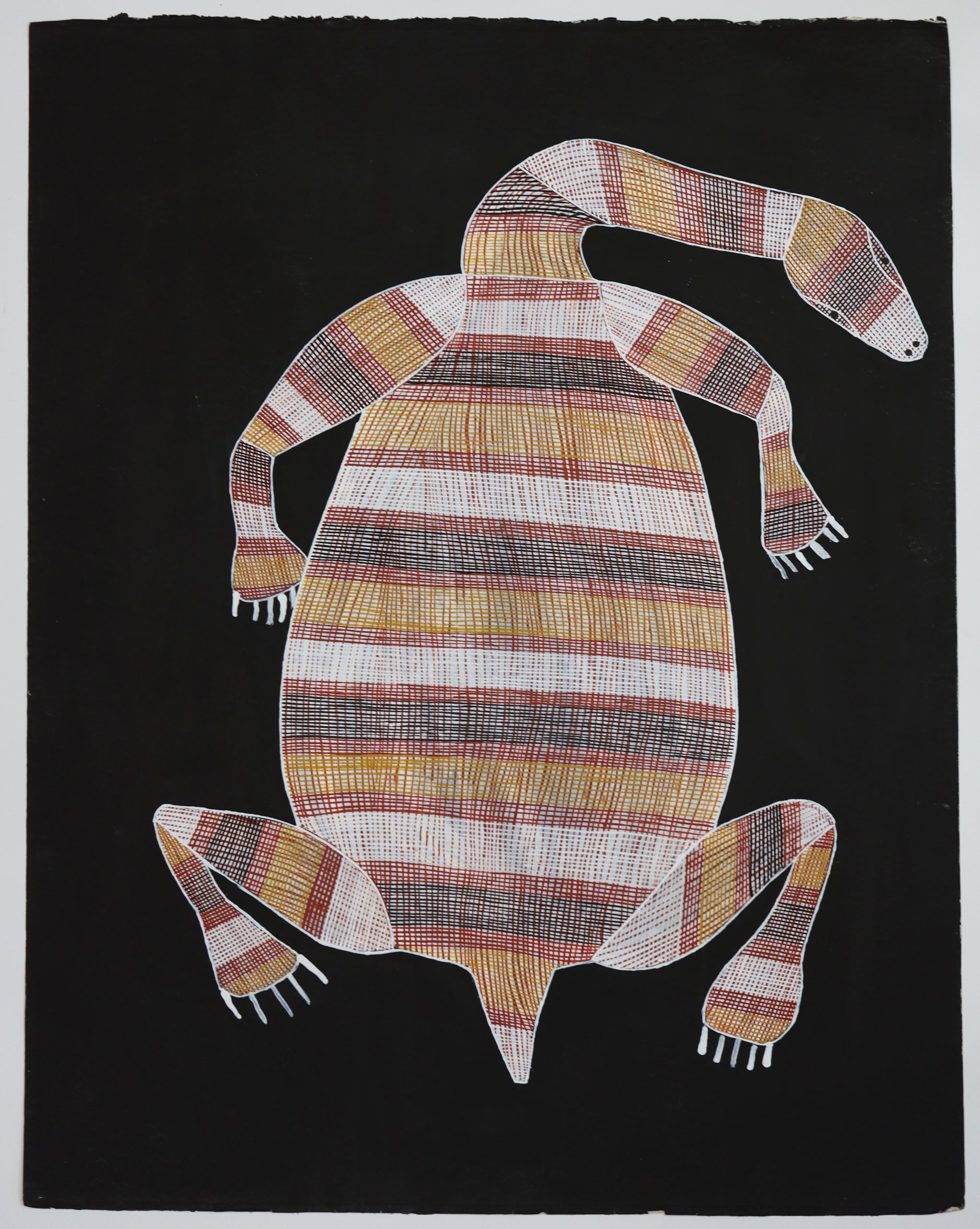 Ngalmangiyi (Long-neck Turtle) - Painting - Paul Nabulumo