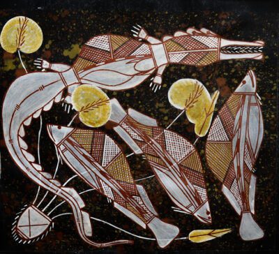 Billabong scene - CANVAS - Painting -