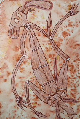 Marlwa (Pandanus Spirit) - Painting -