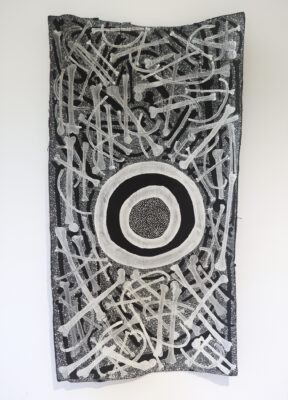 Karrakbal dja nuye kunmurrng (Moon man and his bones) - Bark -