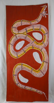 Ngalyod (Rainbow Serpent) - Bark -