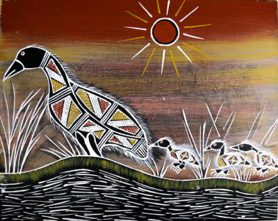 djilikuybi (Wandering whistle duck) - Painting -