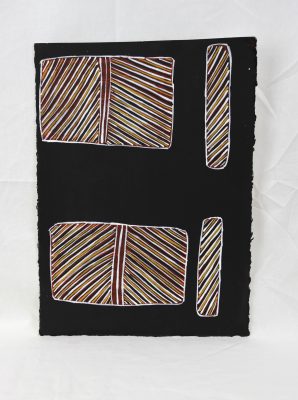 Lorrkon & Marebu (woven pandanus mat) by Joy Nabegeyo
